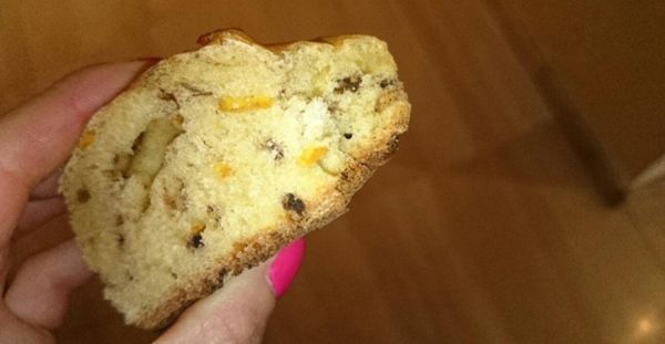 Bollitos de pan con naranja y chocolate